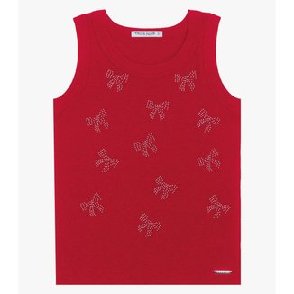 Regata Básica Infantil Feminina Trick Nick Vermelho