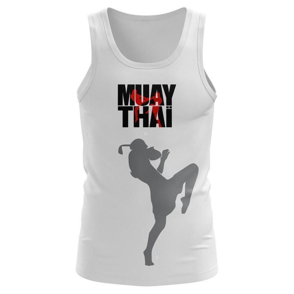 Regata Black Cat Sport Wear Muay Thai Proteção Uv50