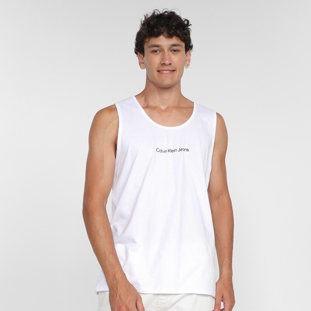 Regata Calvin Klein Logo Centralizado Masculina