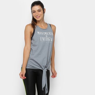 Regata Colcci Fitness Linho Feminina