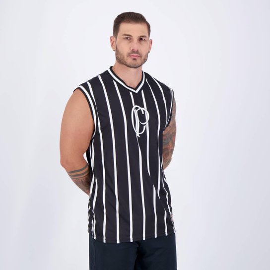 Regata Corinthians Basquete CP Preta e Branca