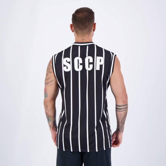 Regata Corinthians Basquete CP Preta e Branca