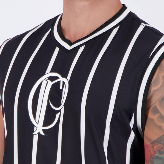 Regata Corinthians Basquete CP Preta e Branca
