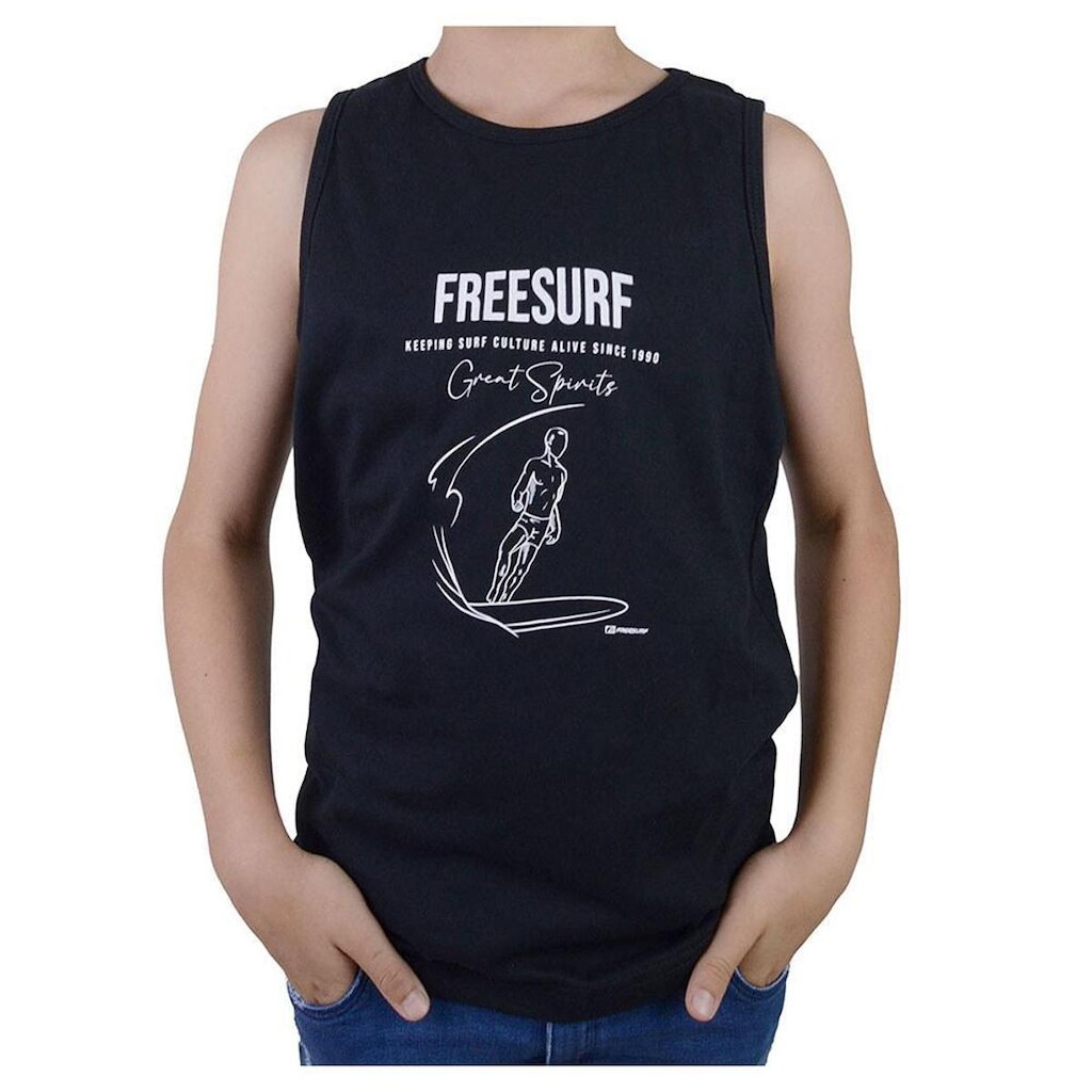 Regata Juvenil Masculina FreeSurf Surfer Preta - 130601