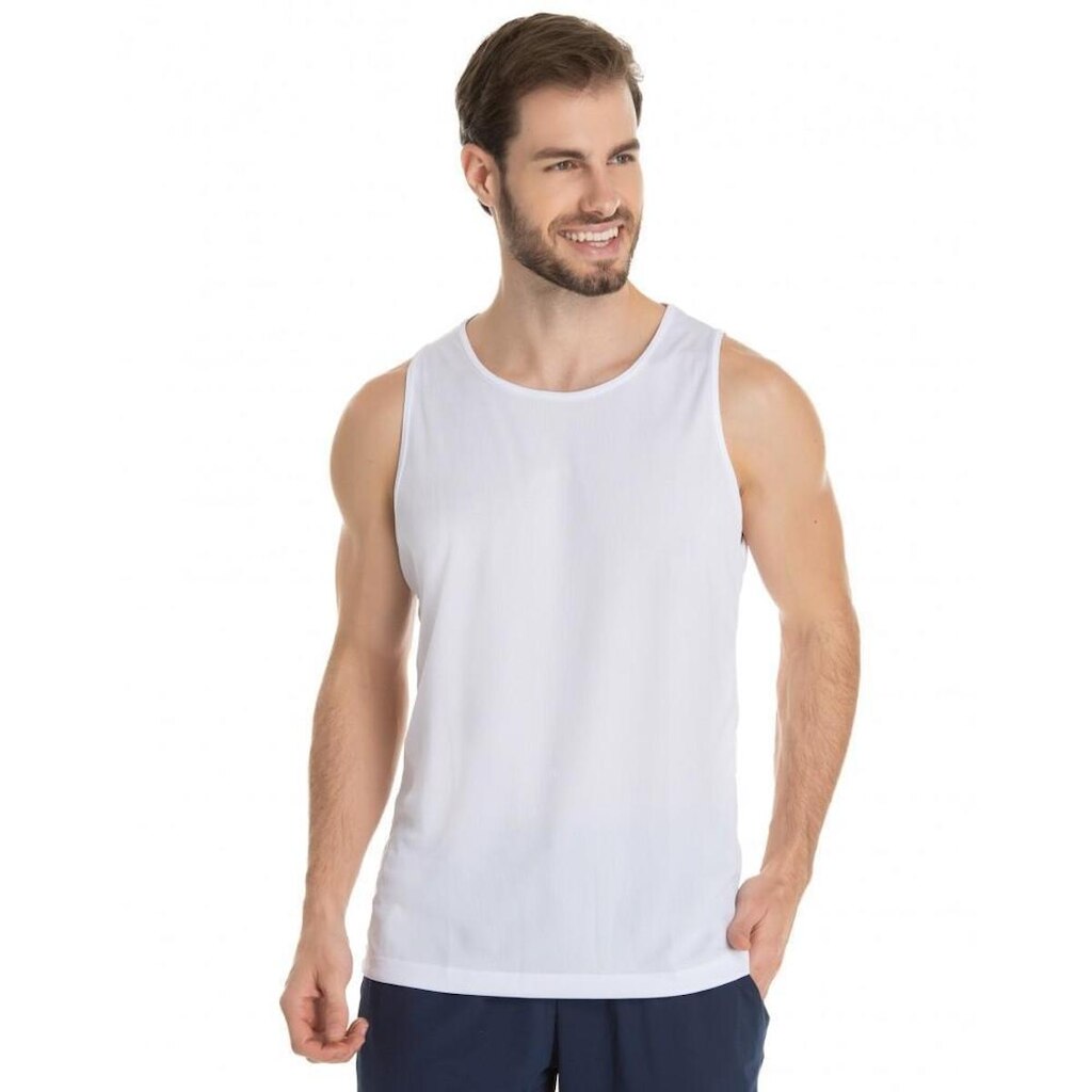 Regata Masculina Dry Proteção UV Academia Treino