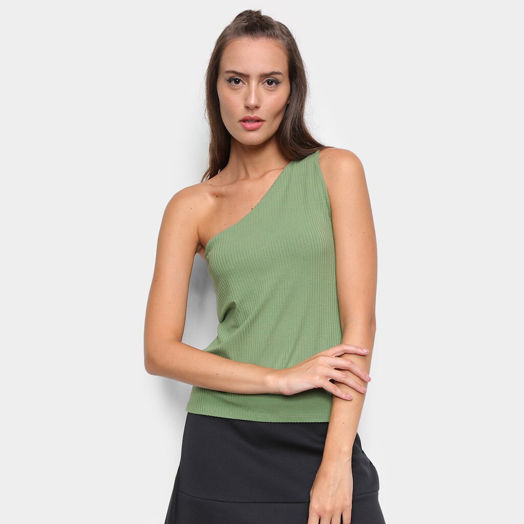 Regata Onbongo Um Ombro Só Lisa Feminina