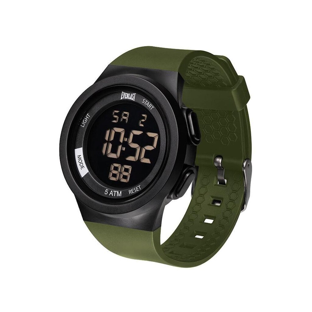 Relógio Everlast Masculino Pulso Digital Pulseira PU Casual