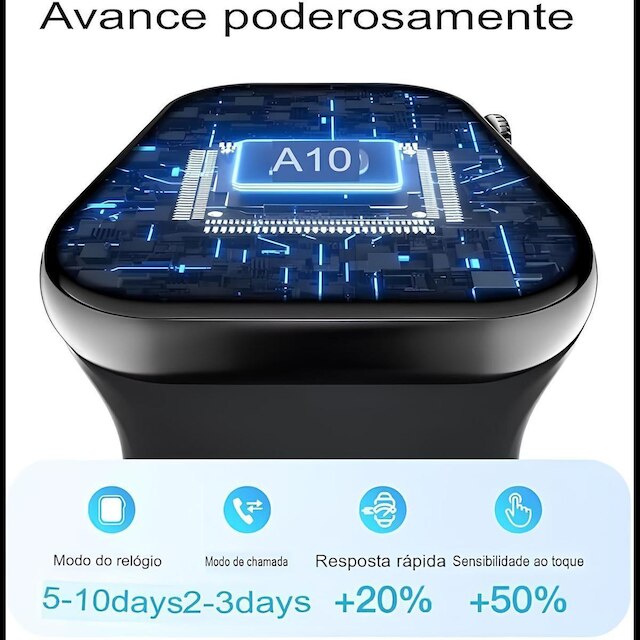 Relógio Smartwatch S10 Pro X Series 10 Lançamento 2025 Nfc Cor: