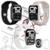Relogio Smartwatch W10 Microwear Chatgpt Gps Lançamento 2025 Unissex Bluetooth Android iOS C/NF - Rosa