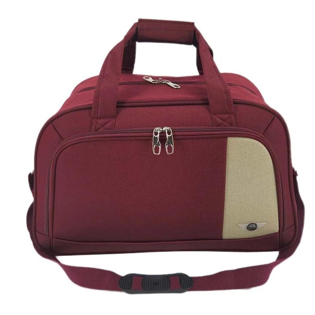 Sacola De Viagem bolsa mala de mão Roma Poliéster com alça tira colo Santino