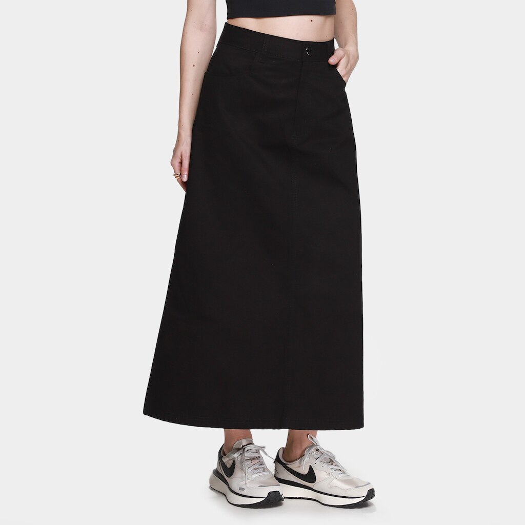 Saia Longa Sarja CLC Casual Feminina