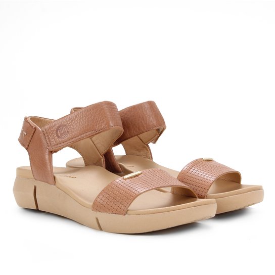 Sandália Couro Bottero Papete Feminina - Marrom Claro Menor preço em Sandália Couro Bottero Papete Feminina - Marrom Claro