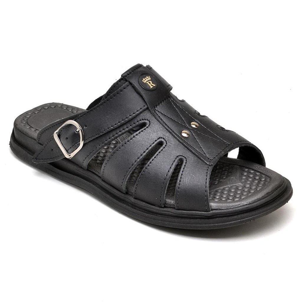 Sandália Couro Rubim Calçados Masculina