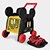 Sandália Infantil Grendene Kids Disney Baby Car Menino - Preto+Vermelho