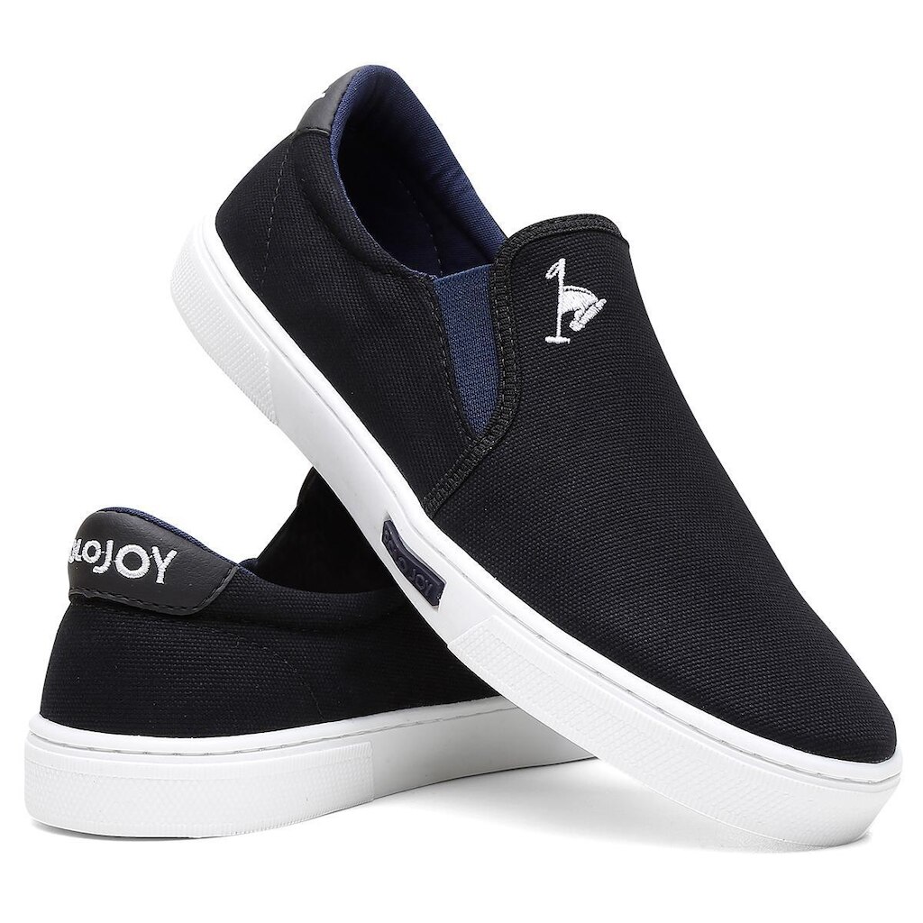 Sapatênis Tênis Slip-On Masculino Polo Joy Calce Fácil