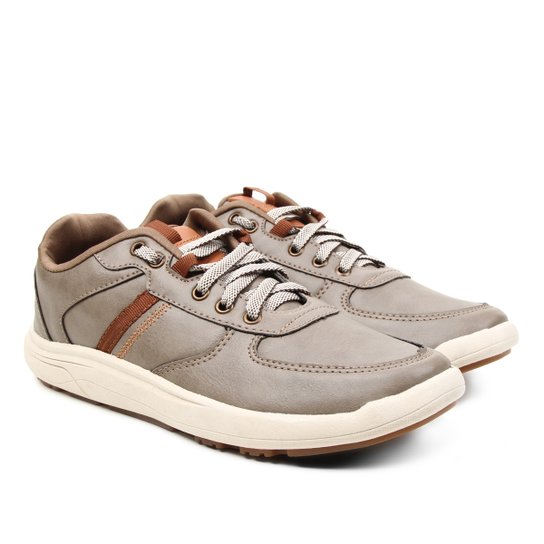 Sapatênis Walkabout Básico Masculino - Cinza Menor preço em Sapatênis Walkabout Básico Masculino - Cinza