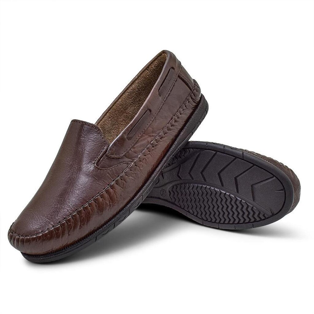 Sapatilha Masculino Mocassim Couro Legitimo