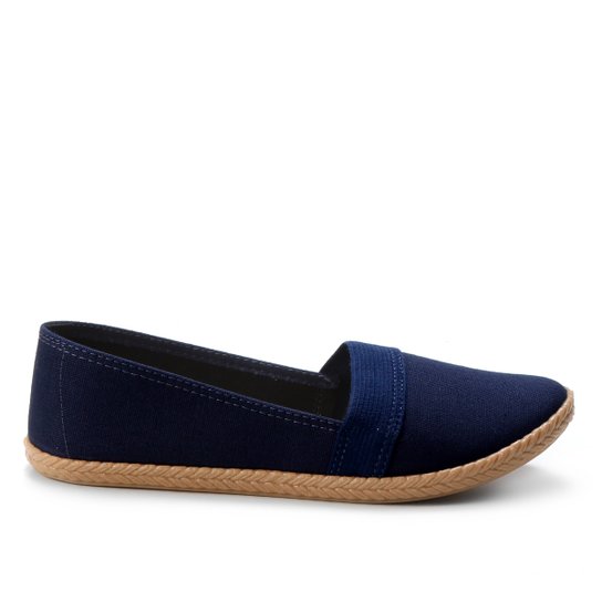 Sapatilha Moleca Básica Feminina - Marinho Menor preço em Sapatilha Moleca Básica Feminina - Marinho