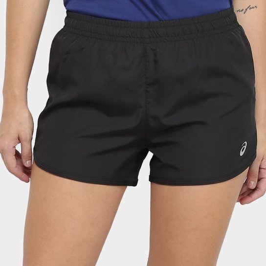 Short Asics Core Running 3'' Feminino - Preto Menor preço em Short Asics Core Running 3'' Feminino - Preto