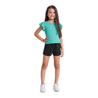 Short Básico em Moletom para Menina Quimby
