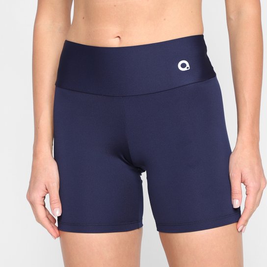 Short Biker Área Sports New Alpha Feminino - Marinho Menor preço em Short Biker Área Sports New Alpha Feminino - Marinho