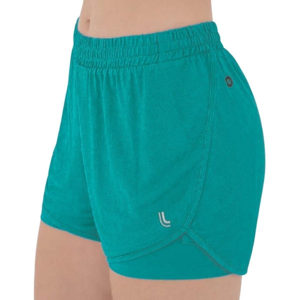 Short Duplo Feminino Malha Com Bolso Interno Lupo
