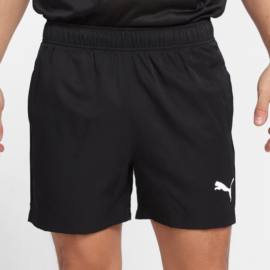 Short Puma Active Woven 5" Masculino - Preto Menor preço em Short Puma Active Woven 5" Masculino - Preto