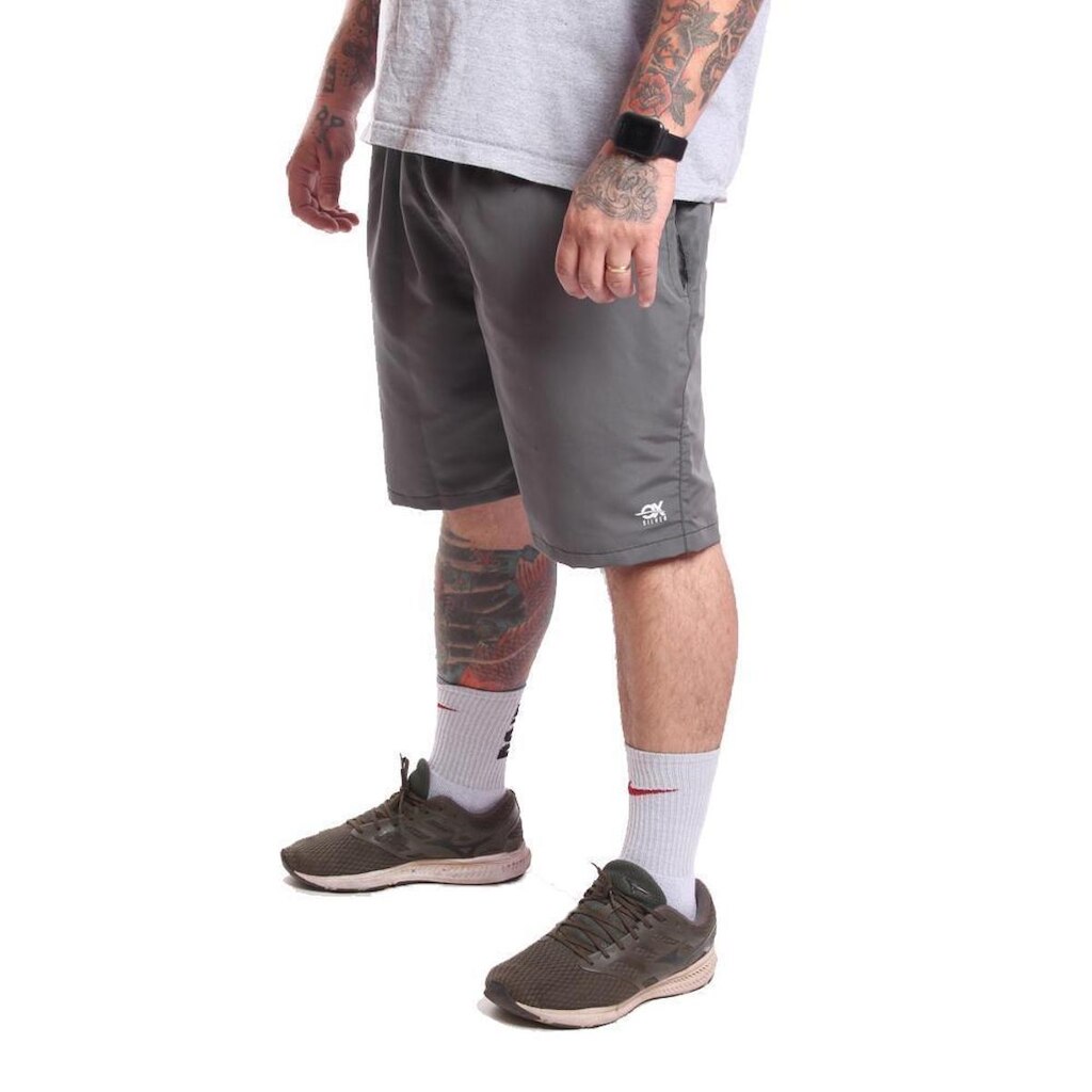 Shorts Curto Plus Tactel - Com Bolso