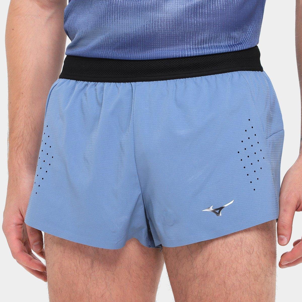 Shorts Mizuno Tech Ligth Split 1.5 Masculino Menor preço em Shorts Mizuno Tech Ligth Split 1.5 Masculino