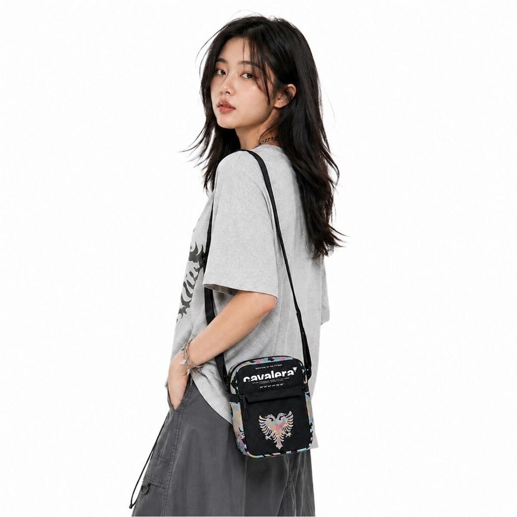 Shoulder Bag Transversal Cavalera Unissex Espaçosa Style