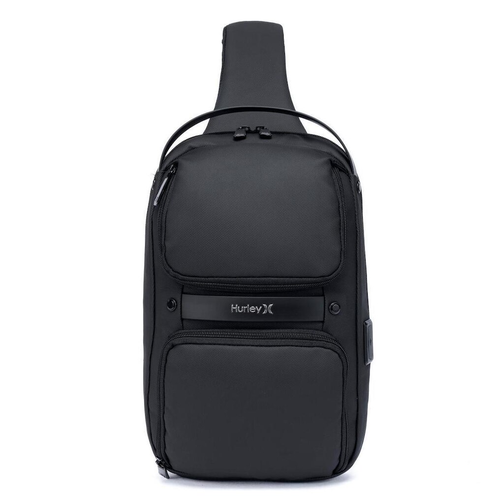 Shoulder Bag Transversal Hurley Resistente Usb Grande Antifurto 7 Litros