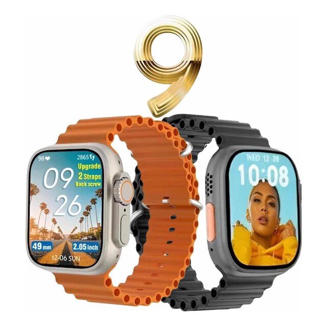 Smart Watch U9 Ultra 49mm Serie 9 Relogio Original Bluetooth Android IOS Gps Nfc Lançamento 2023
