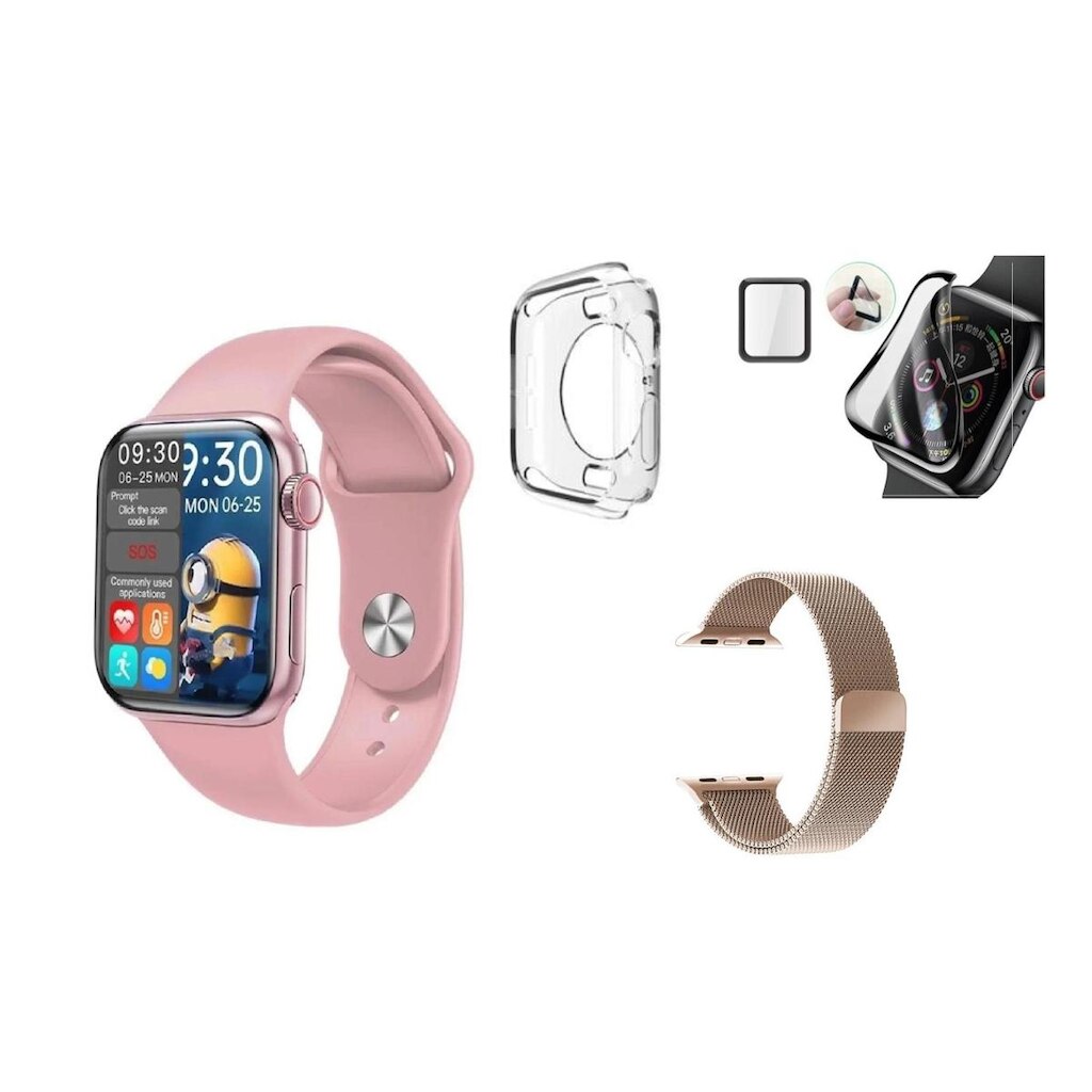 Smartwatch Hw16 Feminino Conectividade Android iOS Monitor de Saude Notificaçoes Bluetooth