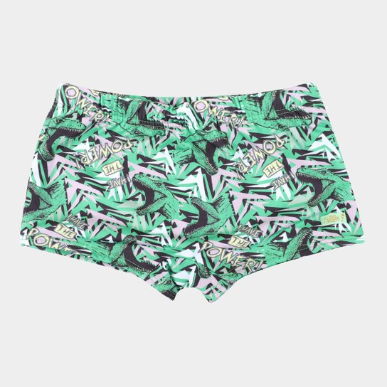 Sunga Boxer Infantil Boca Grande Estampada C/ Proteção UV 50+ - Verde é ruim? Sunga Boxer Infantil Boca Grande Estampada C/ Proteção UV 50+ - Verde é boa?