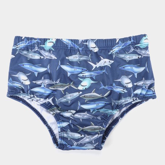 Sunga Larga Infantil Boca Grande Estampada Proteção UV50+ - Marinho é ruim? Sunga Larga Infantil Boca Grande Estampada Proteção UV50+ - Marinho é boa?