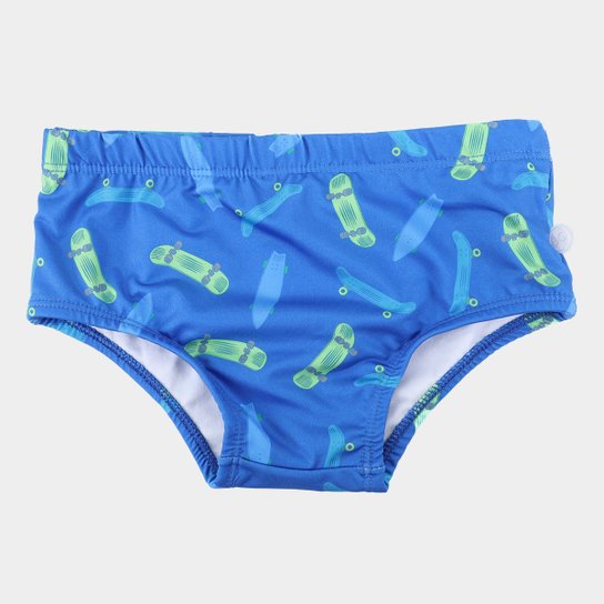 Sunga Larga Infantil Boca Grande Estampada Proteção UV50+ - Azul Escuro é ruim? Sunga Larga Infantil Boca Grande Estampada Proteção UV50+ - Azul Escuro é boa?