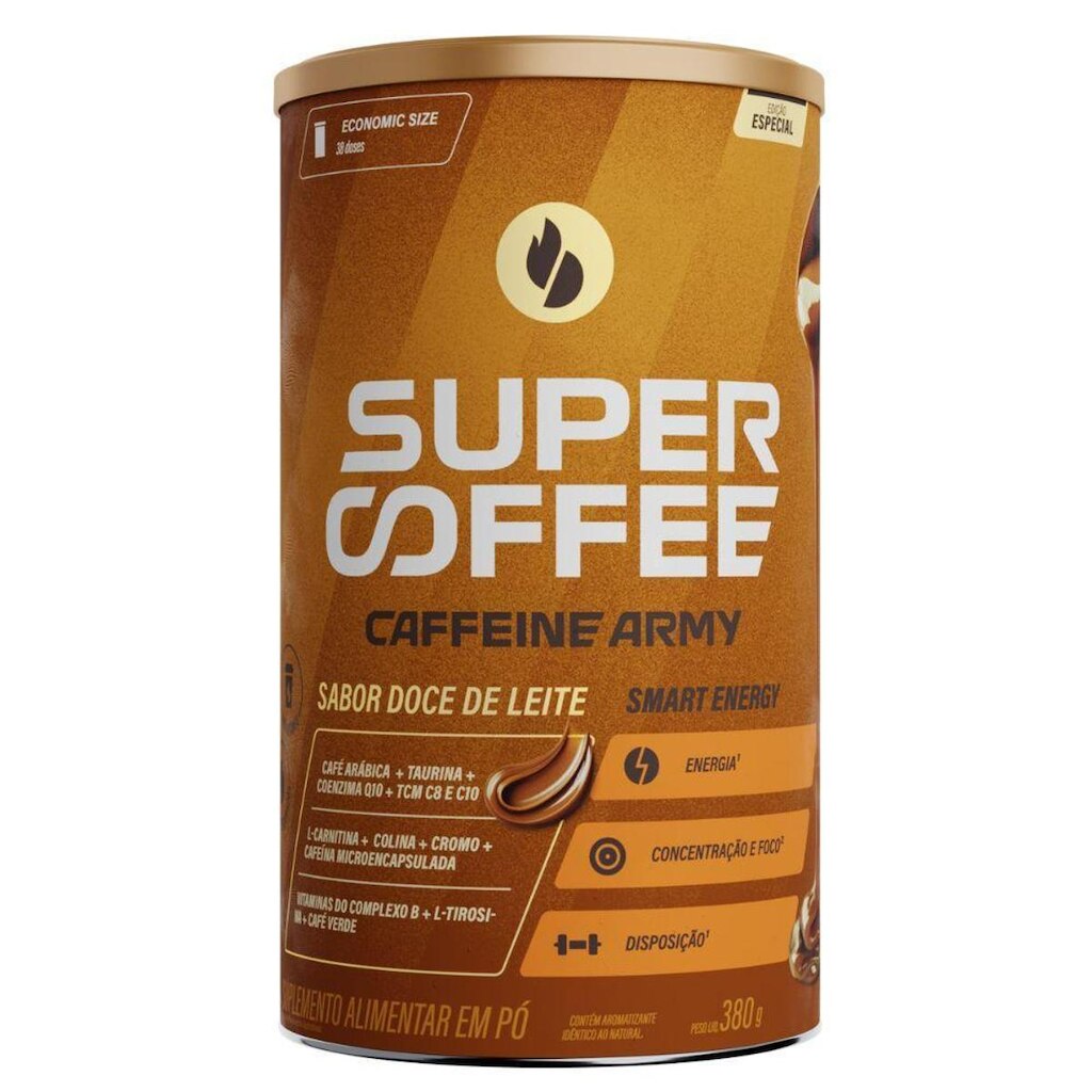 Super Coffee 3.0 Doce de Leite 380g - Caffeine Army