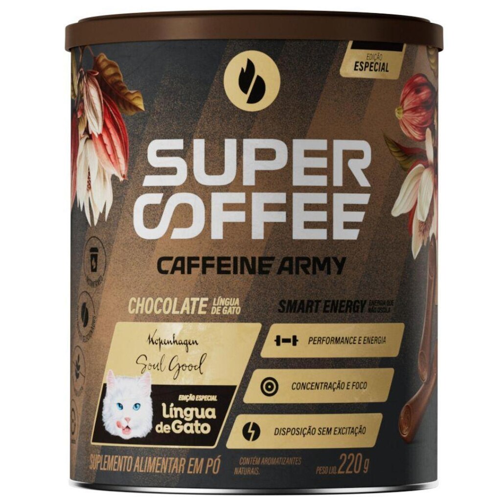 Super Coffee 3.0 Lingua de Gato 220g - Caffeine Army