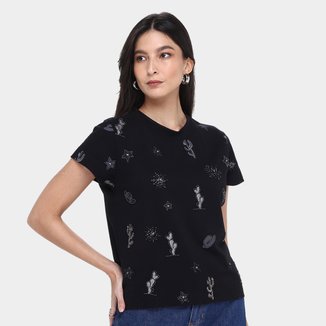 T-Shirt Animale Jeans Cowboy Elements Feminino