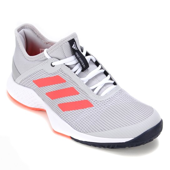 Tênis Adidas Adizero Club Masculino - Cinza+Vermelho