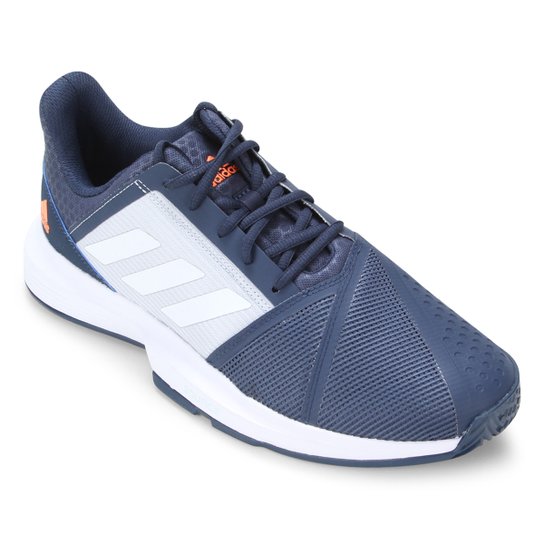 Tênis Adidas Courtjam Bounce Masculino - Azul+Branco
