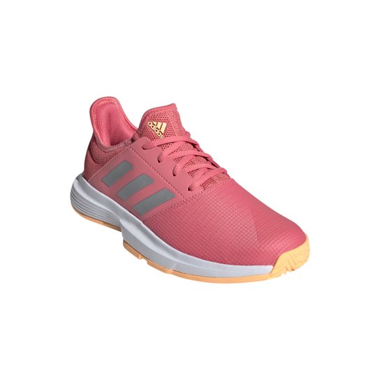 Tênis Adidas Gamecourt Feminino - Rosa+Preto