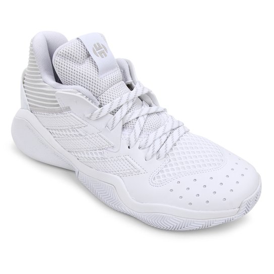 Tênis Adidas Harden Stepback Masculino - Branco+Cinza