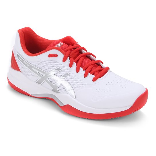 Tênis Asics Gel Game 7 Clay Feminino - Branco+Vermelho