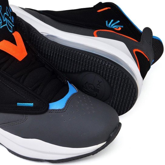 Tenis Basquete Six Street Ankaa Preto Azul - Main Image