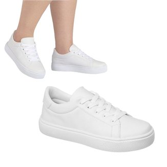 Tênis Casual Feminino Sapatênis Básico