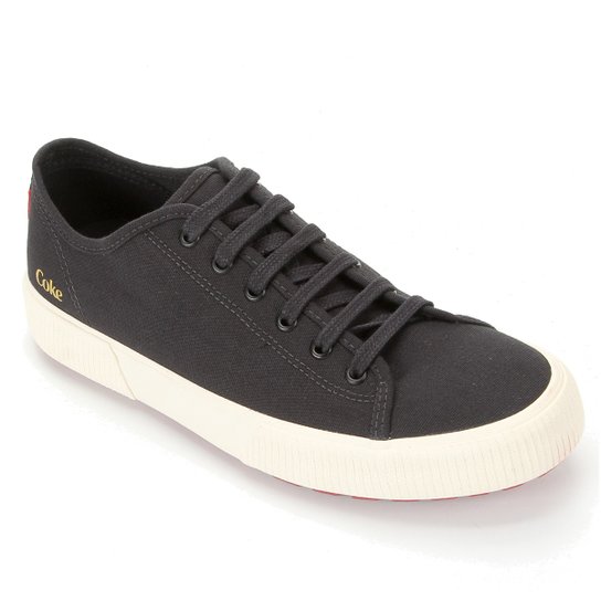 Tênis Coca-Cola Appolo Canvas Masculino - Preto+Branco