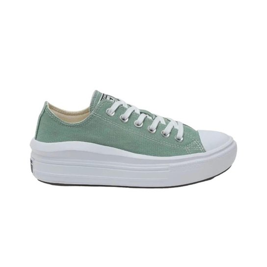 Tênis Converse All Star Chuck Taylor Move Seasonal Verde Fosco/Preto/Branco