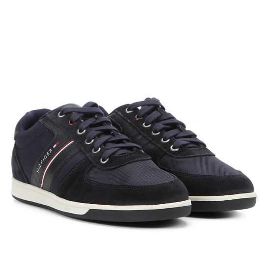 Tênis Couro Tommy Hilfiger Ryan 2C Masculino - Marinho