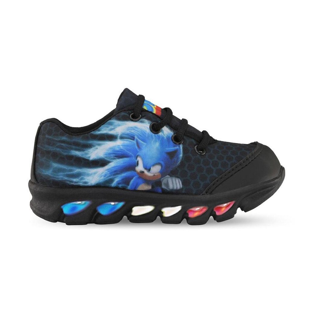 Tênis De Led Infantil Menino Masculino Sonic
